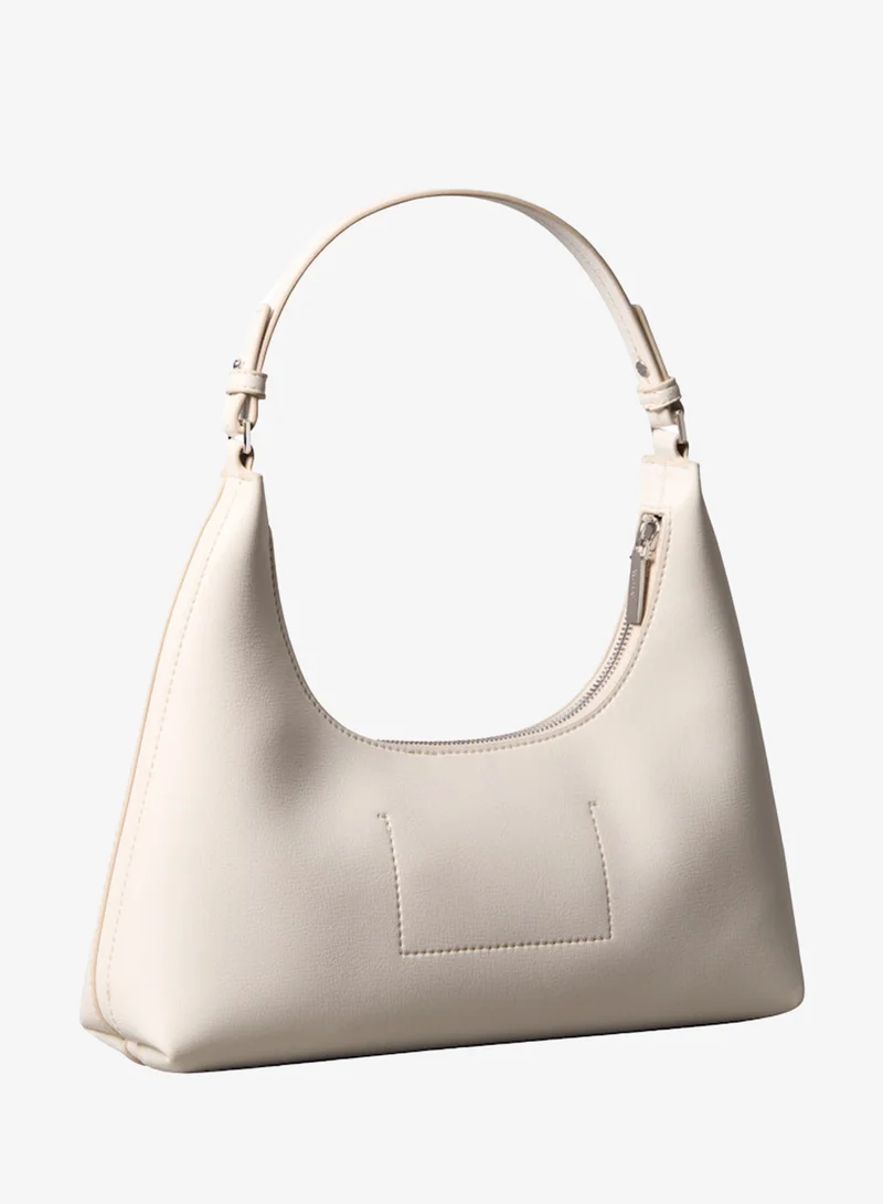 CALVIN KLEIN Embossed Logo Shoulder Bag